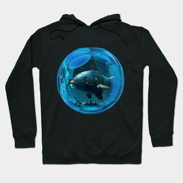 Fish in the bubble Hoodie by  Sunrise Podium 